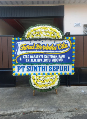 Papan Bunga Duka di Ilir Barat I