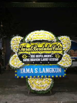 Papan Bunga Duka di Ilir Barat I